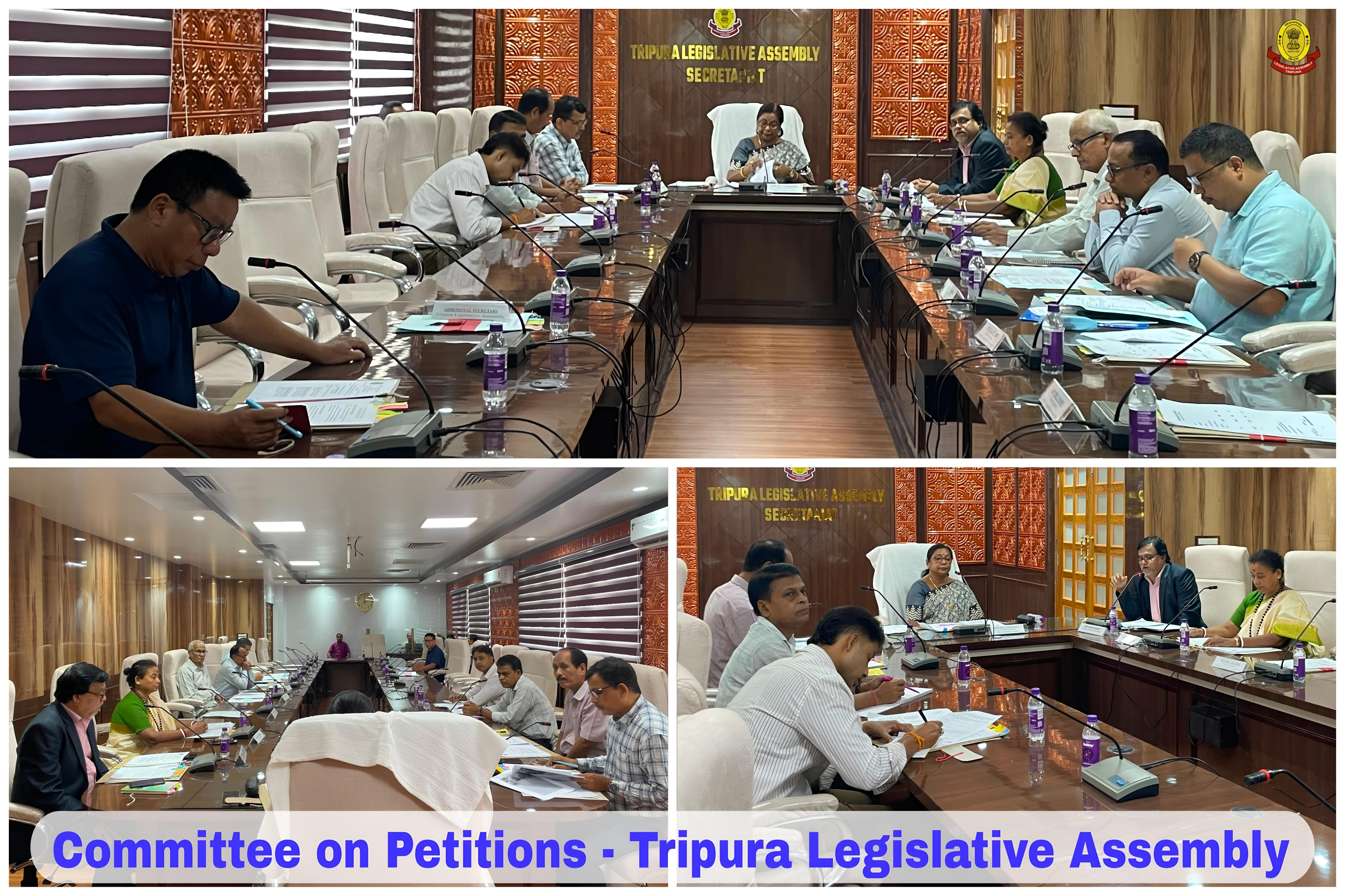 Meeting of the Committee on Petitions of the Tripura Legislative Assem...